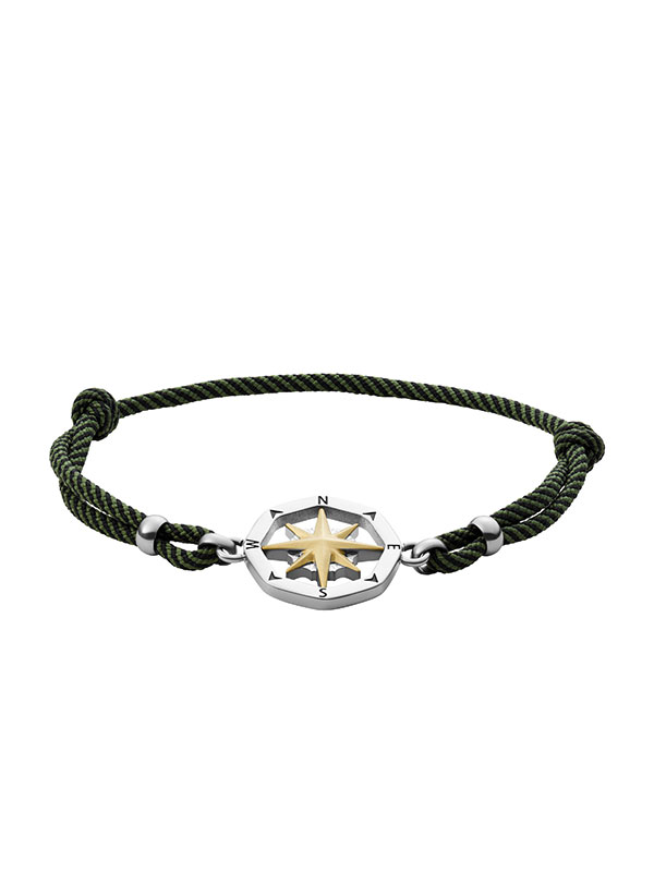 FOSSIL Armband Vintage Casual - Grön JF03843998