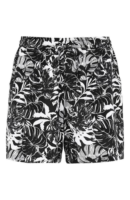 Cellbes Shorts med resår i midjan Svart Vit