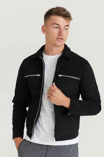 Human Scales Mockajacka Hector Vegan Suede Svart