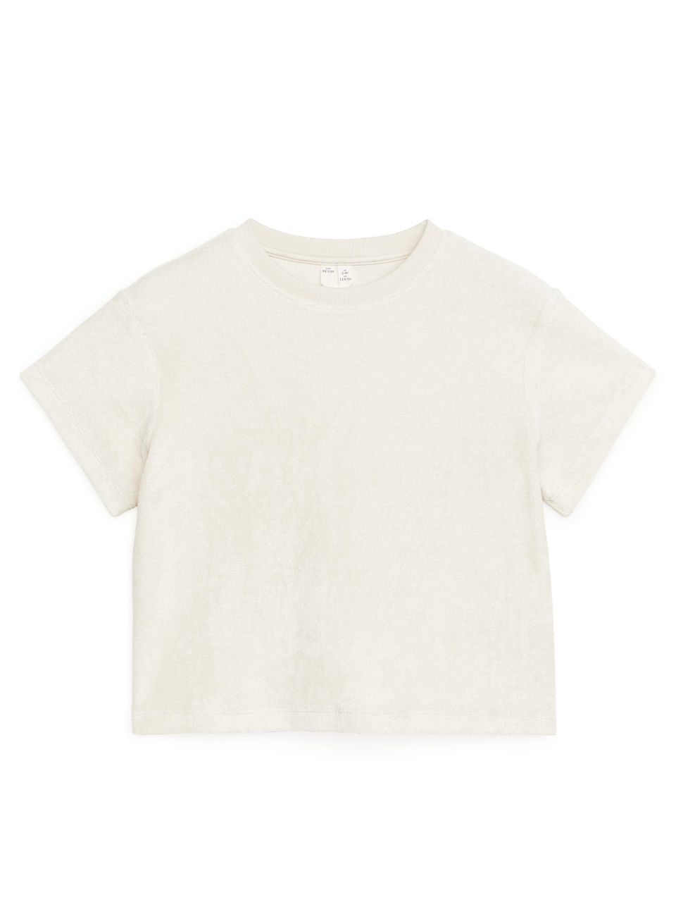 Cotton Towelling T-Shirt - Beige