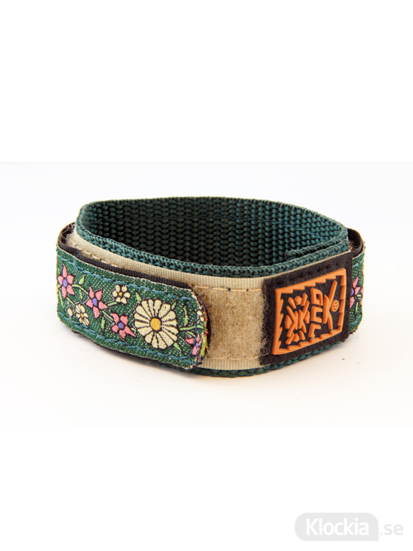 GUL Armband Velcro Std Flowers Green 18mm - 20mm 439541