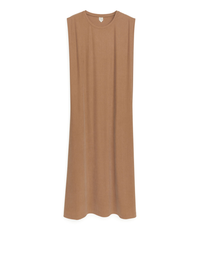 Modal Blend Jersey Dress - Yellow