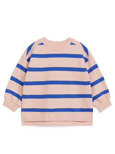 Oversized Cotton Sweatshirt - Orange