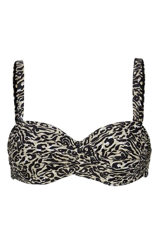 Cellbes Bikini-bh leopard Leopard Svart