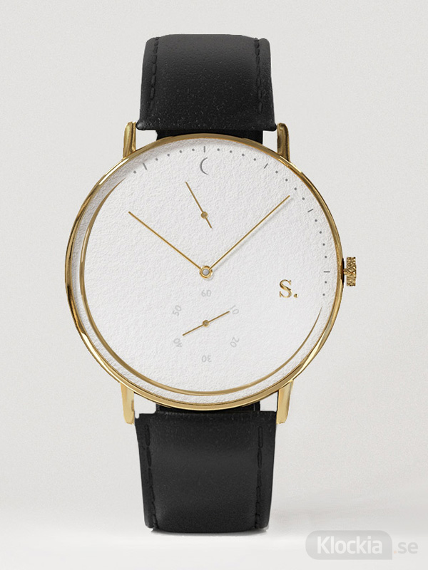 Herrklocka Sandell Day Plus Black Vegan SSW40-BLV