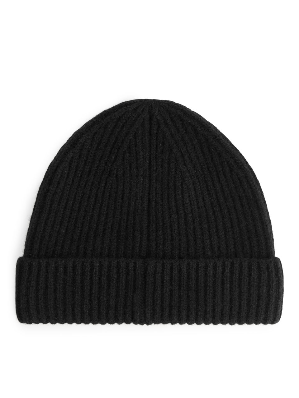 Cashmere Blend Beanie - Black