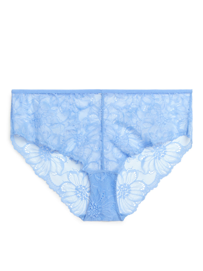 Lace Brief - Blue