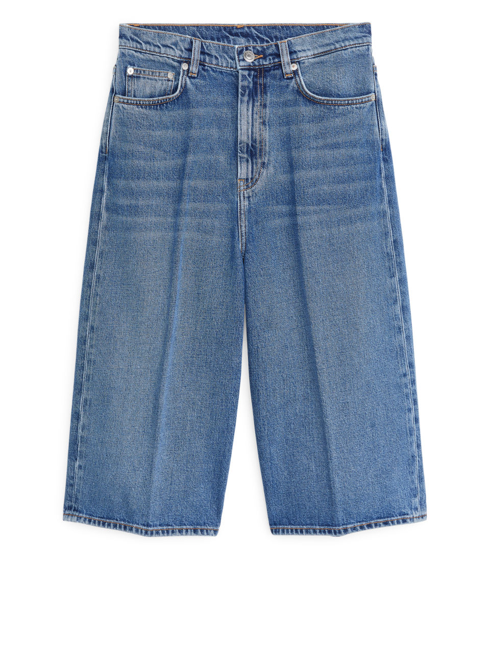 Denim Culottes - Blue