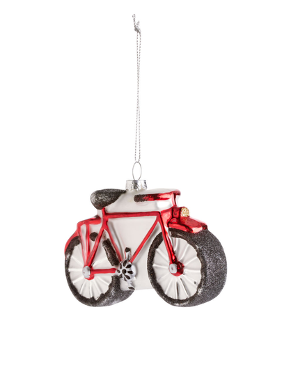 Sass & Belle Bicycle Bauble - Red