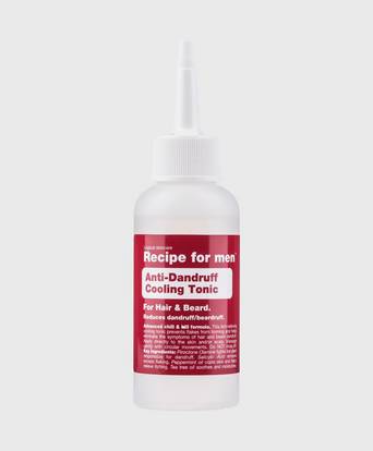 Recipe for men Anti-Dandruff Tonic - hair & beard Grå