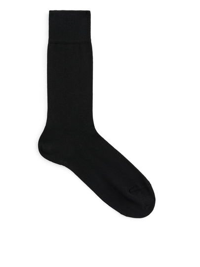 Supima Cotton Socks - Black