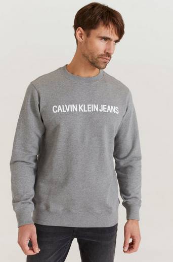 Calvin Klein Jeans Sweatshirt Core Institutional Logo Sweatshirt Grå