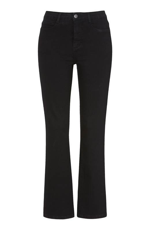 Cellbes Raka jeans i ekologisk bomull Svart Denim