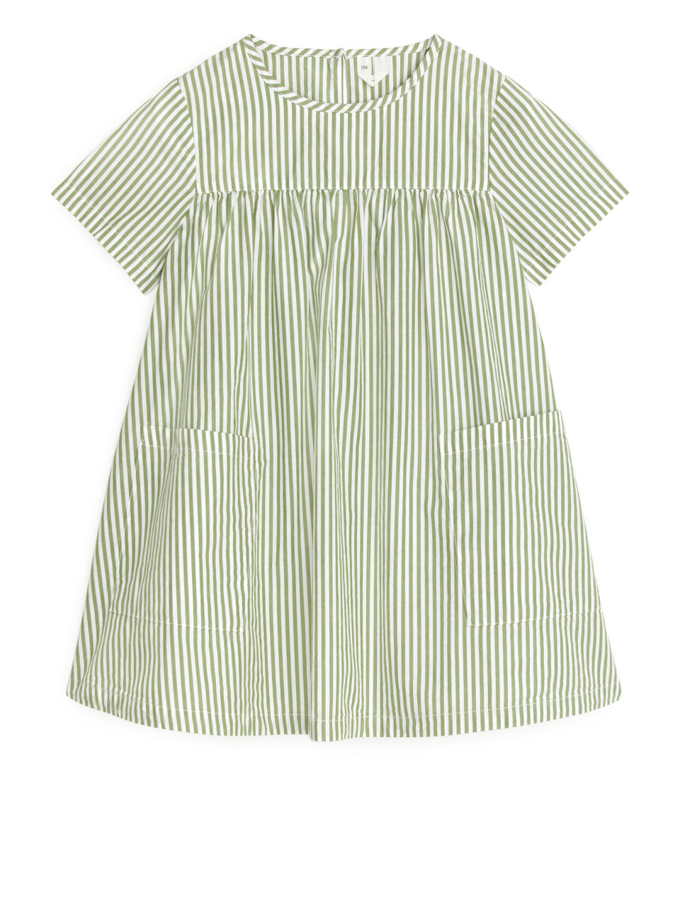 Pima Cotton Poplin Dress - Green