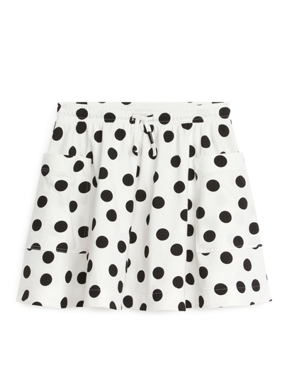 Jersey Skirt - White