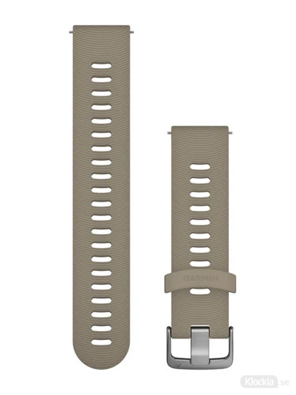 Garmin 20mm Sandfärgat silikonarmband