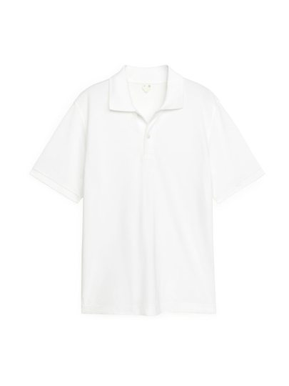 Piqué Polo Shirt - White