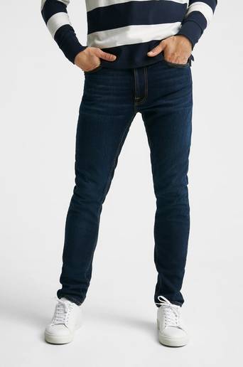 Nudie Jeans Jeans Lean Dean Blå