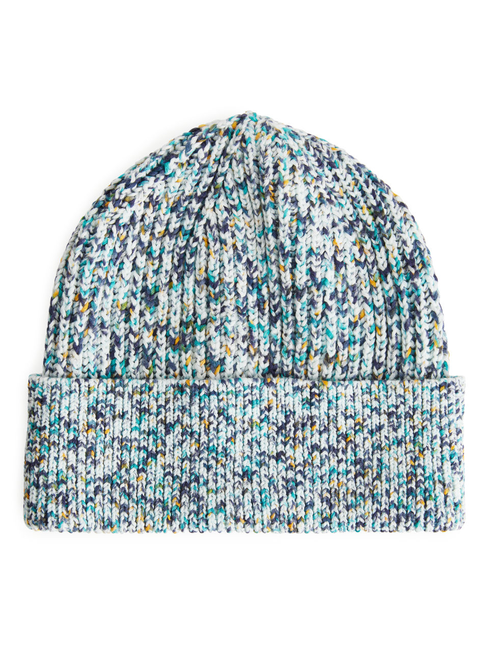 Spray Dye Cotton Beanie - White