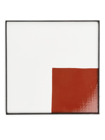 Serax Square Wood Tray - Red
