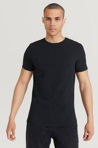 Bread & Boxers T-shirt Crew Neck Tee Svart