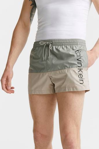 Calvin Klein Badshorts Drawstring Grå