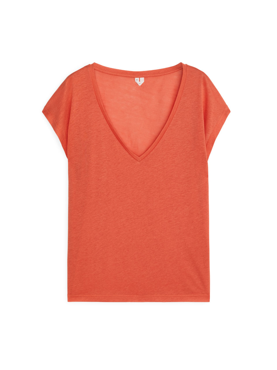 Semi-Sheer T-Shirt - Orange