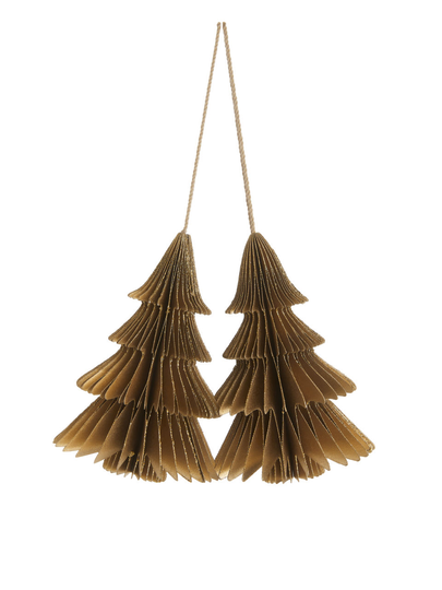 Honeycomb Ornaments 10 cm - Brown