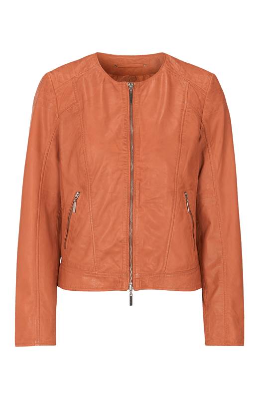 Cellbes Kort skinnjacka Orange