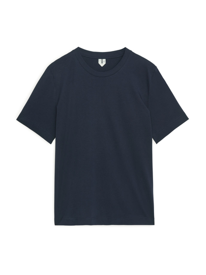 Crew-Neck T-shirt - Blue
