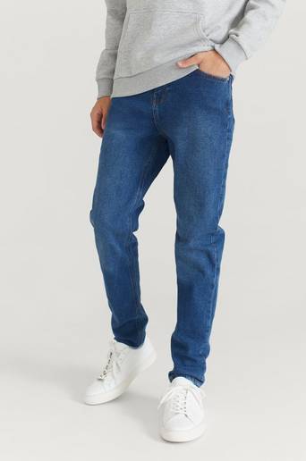 Studio Total Jeans Slim Tapered Jeans Blå