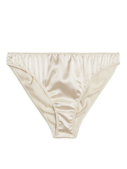Silk Briefs - Beige