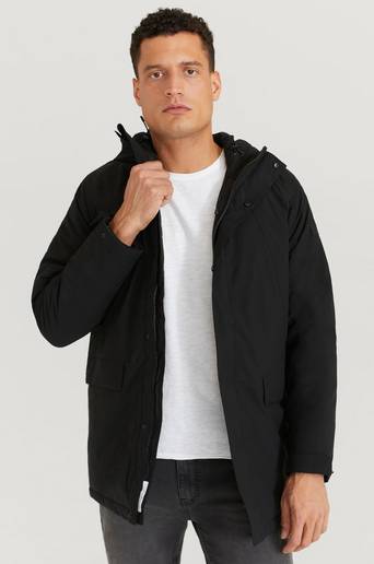 Les Deux Parkas Charious 3.0 Parkacoat Svart