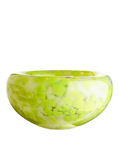 Doubled Glass Bowl 25 cm - Yellow