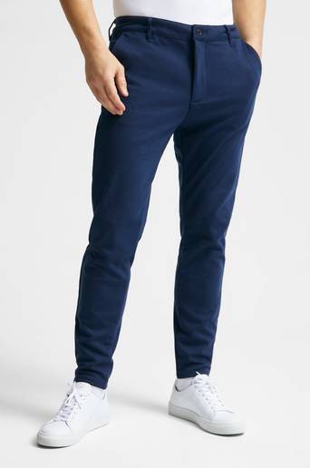 Studio Total Byxor Soft Chino Blå