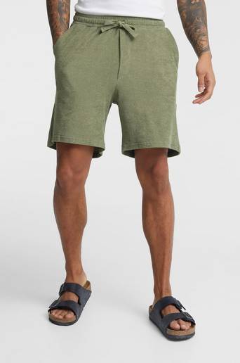 Les Deux Shorts Stayhard X Les Deux- Towel Sweatshorts Grön
