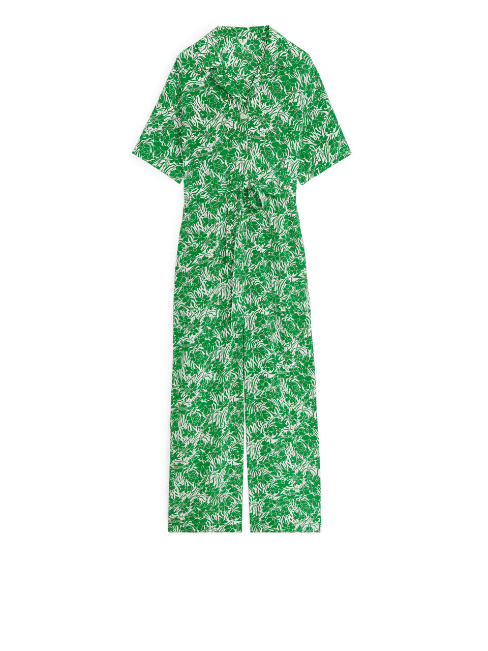 Floral Jumpsuit - Green