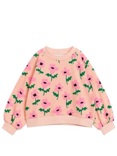 Cropped Sweatshirt - Orange