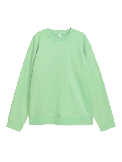 Relaxed Terry Sweatshirt - Green