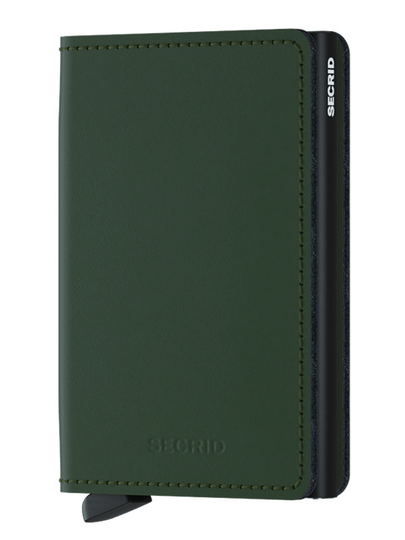 Secrid Slimwallet Matte Green-Black SM-Green-Black
