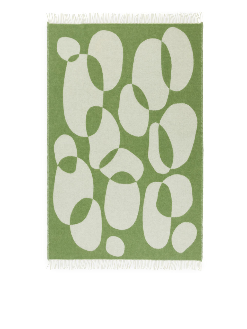 Klippan Dots Wool Blanket - Green
