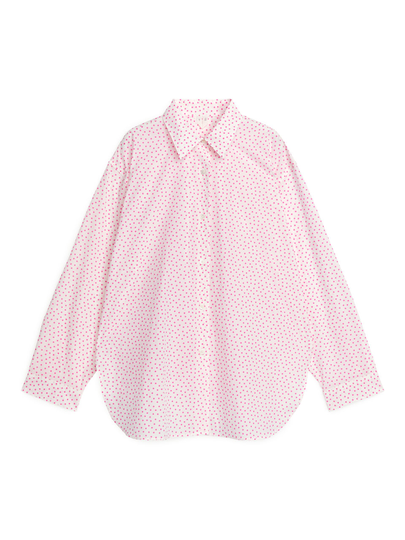 Relaxed Poplin Shirt - Pink