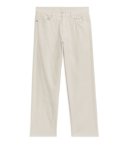 LOOSE Corduroy Trousers - Beige