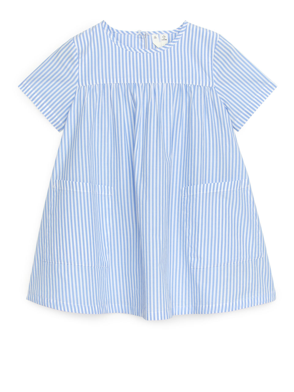 Pima Cotton Poplin Dress - Blue