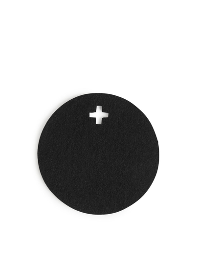Pia Wallén Wool Coasters - Black