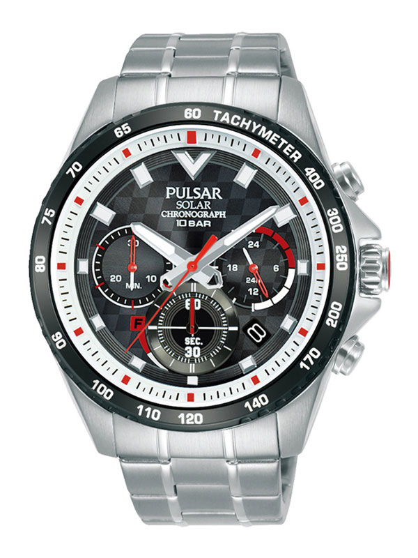 PULSAR Solar Chronograph 44mm PZ5111X1 - Herrklocka