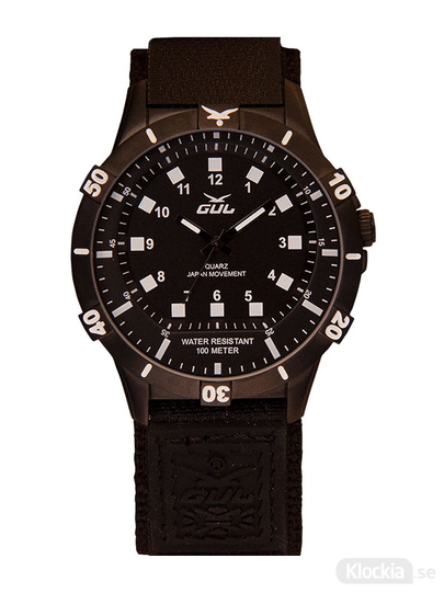 GUL No. One IPB Black Velcro 535216201 - Herrklocka