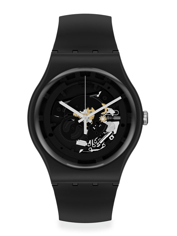 SWATCH Spot Time Black SO32B108 Unisexklocka