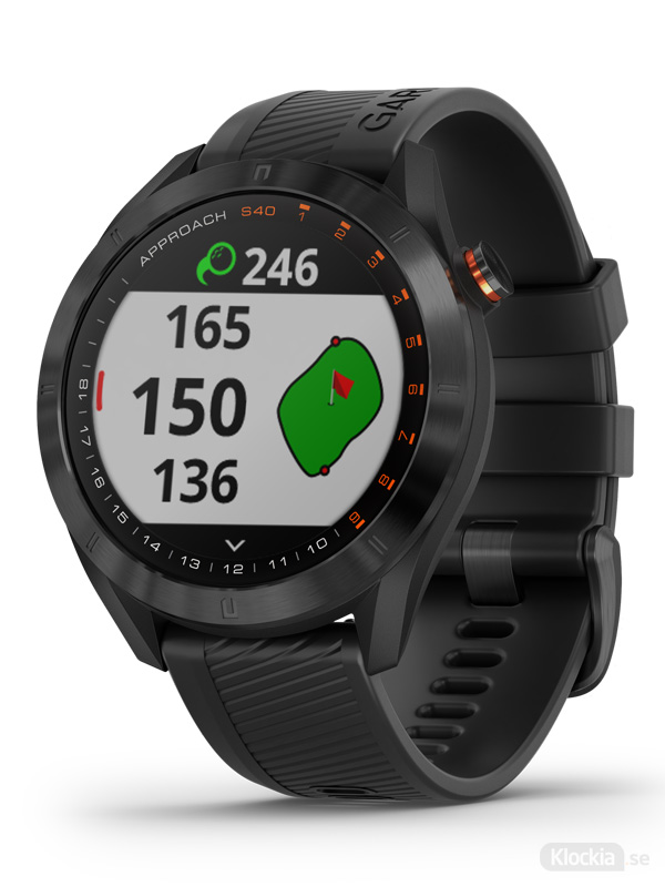 Golfklocka Garmin Approach® S40 - Svart 010-02140-01