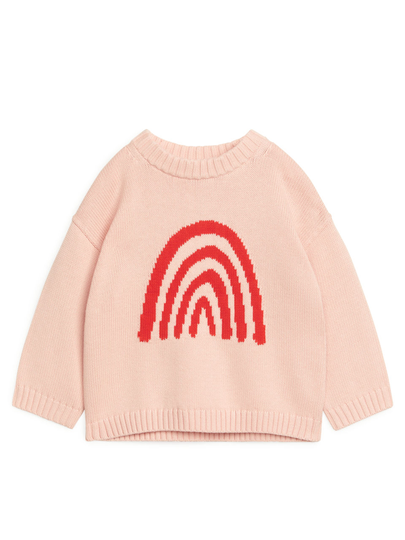 Knitted Jumper - Orange